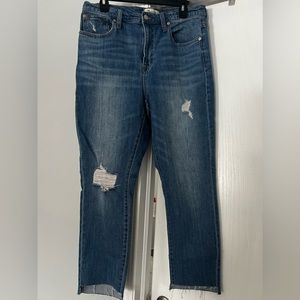 Madewell High Rise Slim Boy Jean